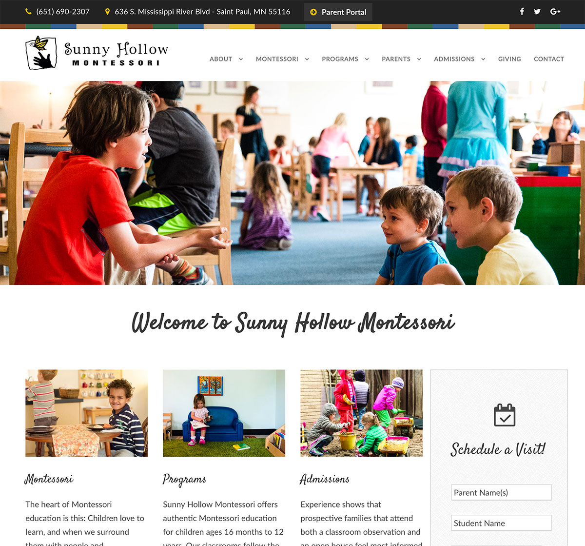 St. Paul Montessori School | Sunny Hollow